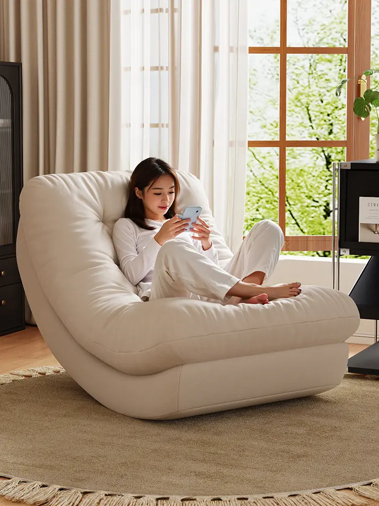 Sillón reclinable Moon para adultos, sofá individual para dormir, descansar en el balcón, sala de estar, hogar, ocio