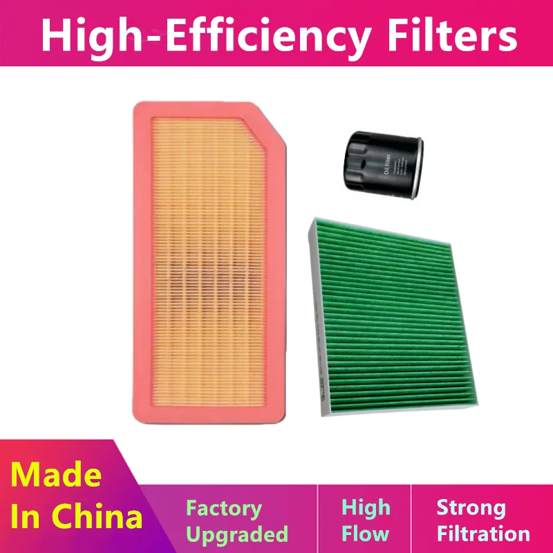 2pcs/3pcs/ For BYD Song L DM-i 1.5L-Hybrid Oil Filter,Air Filter,Cabin Air Filter/ Engine Model: BYD472QC / Auto Parts