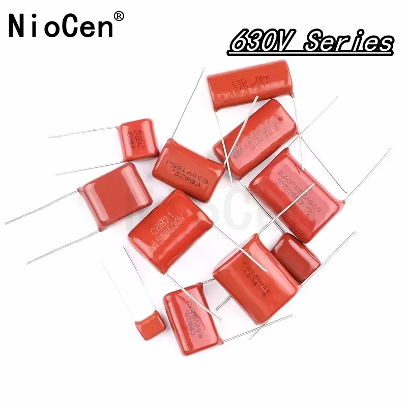 

10pcs 630V 223 333 473 683 104 154 224 334 335J 474 564 684 824 105 102 222 472 332 103 153 155 205 225 J CBB Capacitor 1UF 10NF