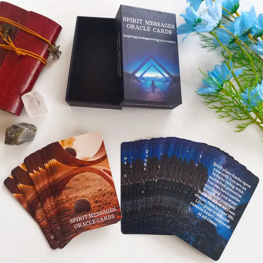 12x7 cm Spirit Messages Oracle Cards Inspiring Messages Bring You Comfort Card Games