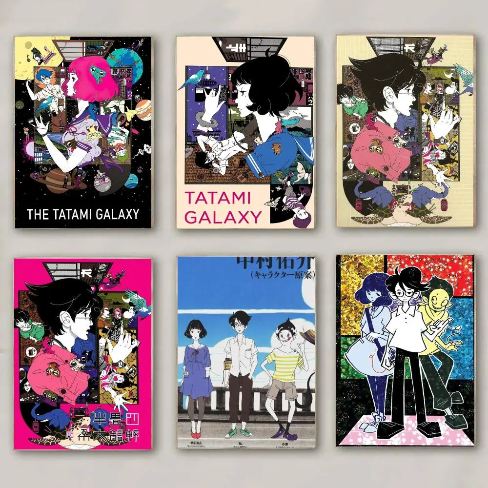 anime T-The Tatami Galaxy-Y Poster Modern Wall Decal for Living Room Cafe Office Bar and Bedroom