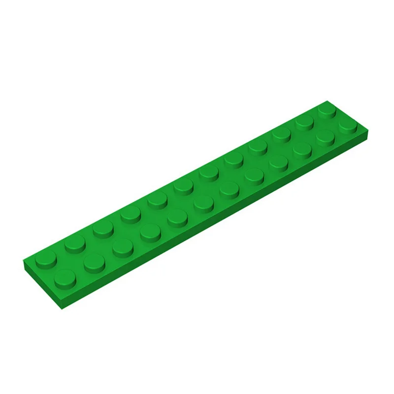 10 Stück 2445 Platte 2 x 12 Noppen Dünne Figuren Bausteine Spielzeug für Technische Bausteine Kompatibles Zubehör Montierbare Austauschbare Teile – Detail 8