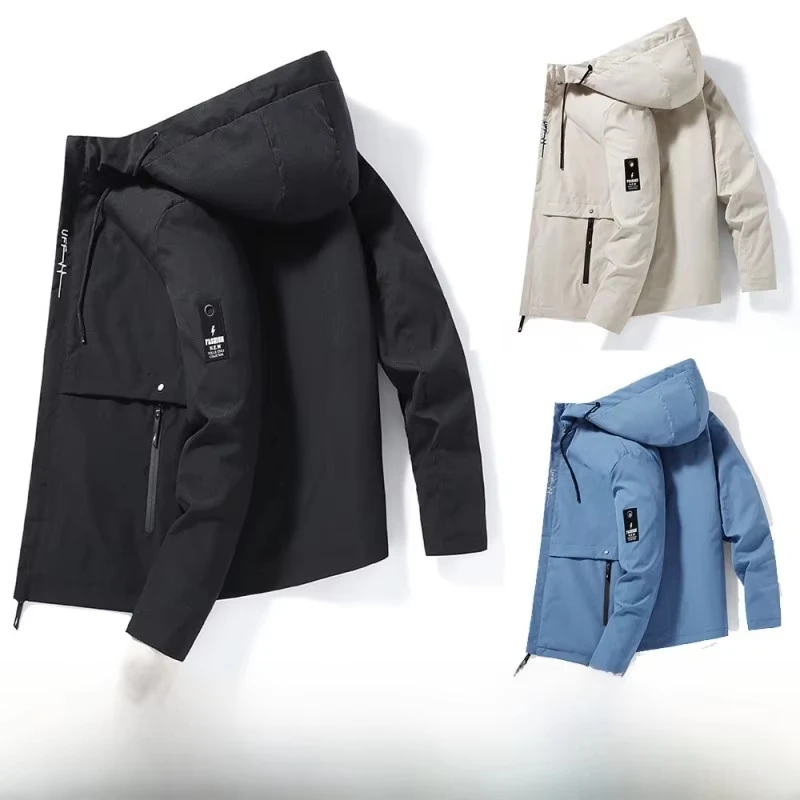 

Мужская водонепроницаемая легкая куртка с капюшоном для активного отдыха, ветрозащитная куртка для походов и альпинизма