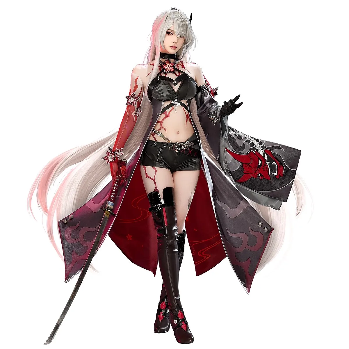 

COS-KiKi Honkai: Star Rail Acheron Fade Skin игровой костюм великолепная униформа косплей костюм Хэллоуин вечерние наряд для ролевых игр женский