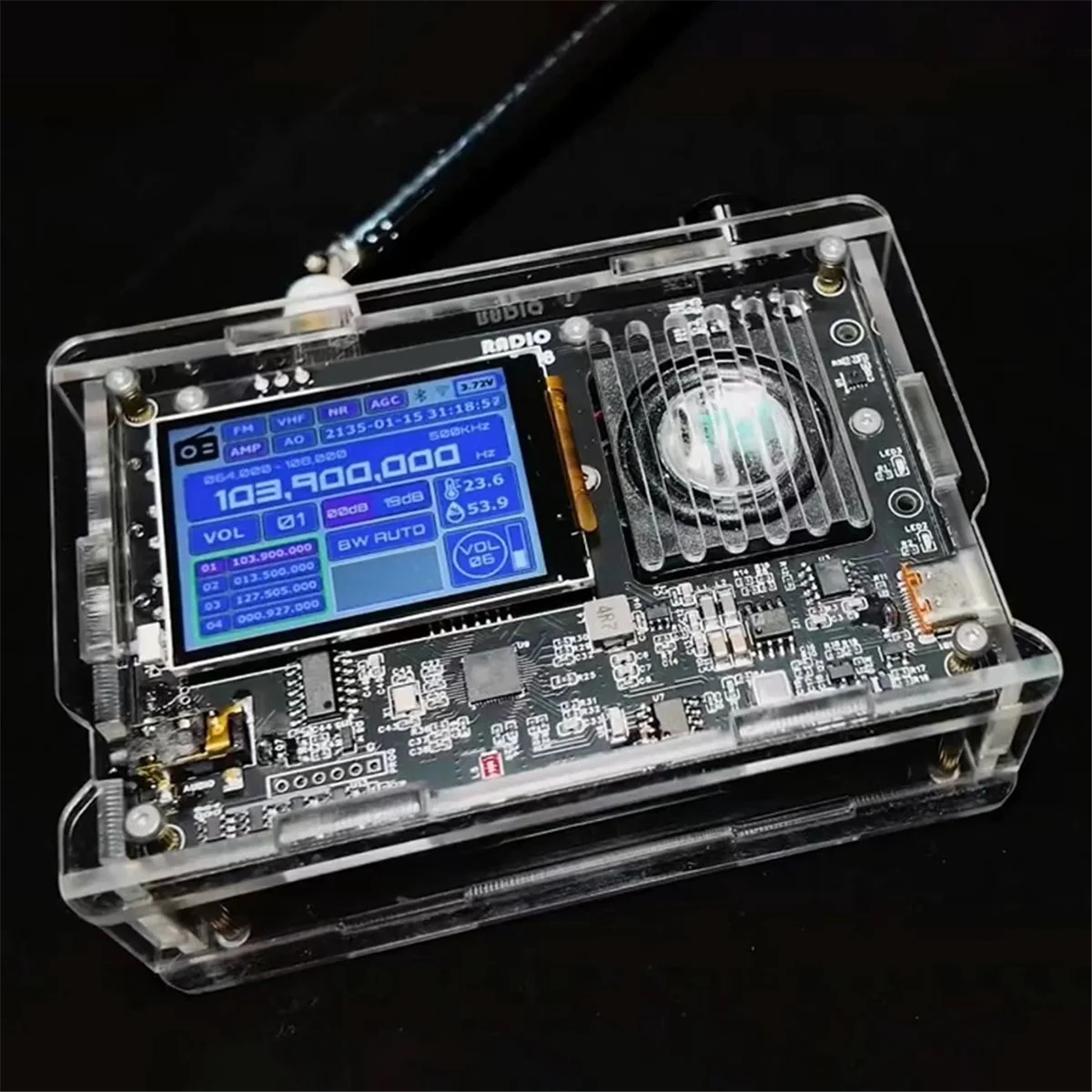 V5A DIY Radio Full Band Kit FM AM MW SW Aviation Band SSB LSB USB Full Band Radio