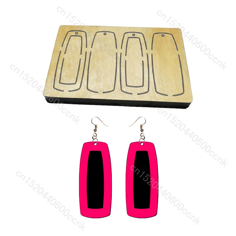 

Деревянные штампы для резки сережек, новый скрапбукинг, несколько размеров, V-8435