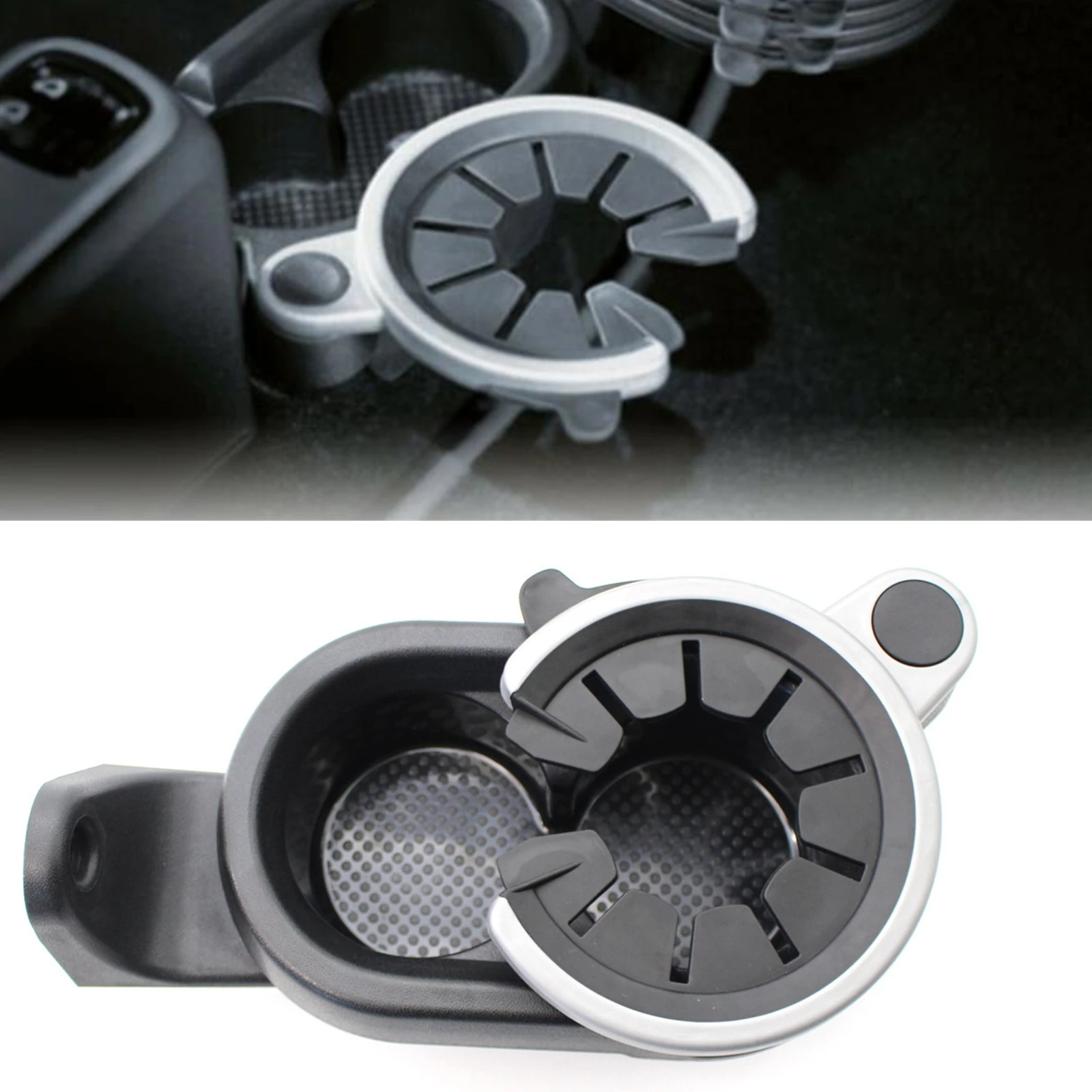 ​Interior Drink Rack Cup Holder Bracket For Mercedes Benz Smart Fortwo 451 2007-2015 Fortwo 450 1998-2007