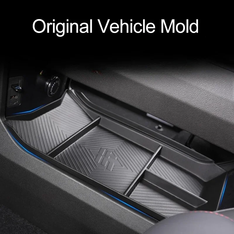 For Jetour Traveller T2 Center Console Lower Storage Box Armrest Box Anti-slip Organizer Tray Interior Accessory 2