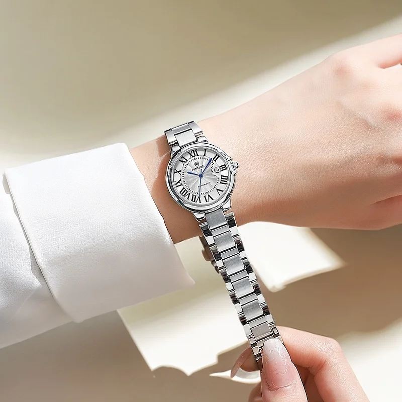 Couple Watch Automatic Mechanical Watches Luxury Advanced Brand Men Women Love Waterproof Stainless Steel Clock Reloj Gift