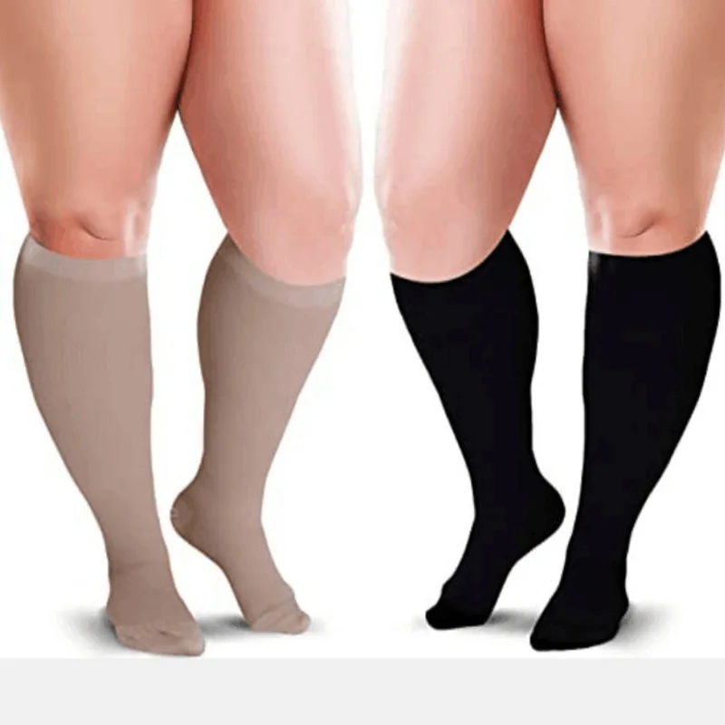 Extra Large Medium Tube Vein Second Grade Elastic Socks Varicose Segment Pressure 20-30mmhg Venous Compression Medical Socks