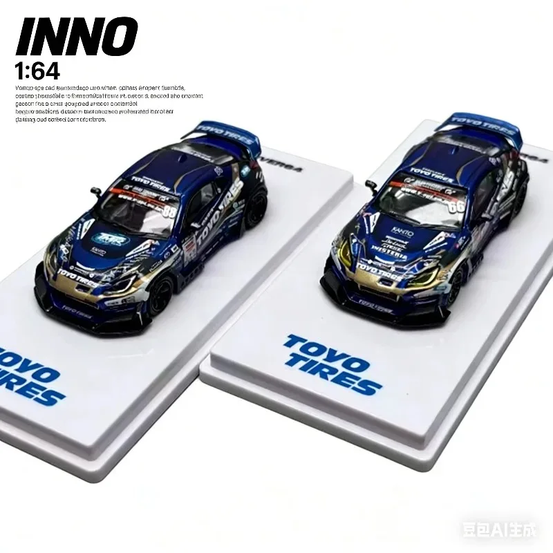 

INNO 1/64 Toyota GR86 Tokyo modification exhibition limited edition alloy car model collection desktop ornament
