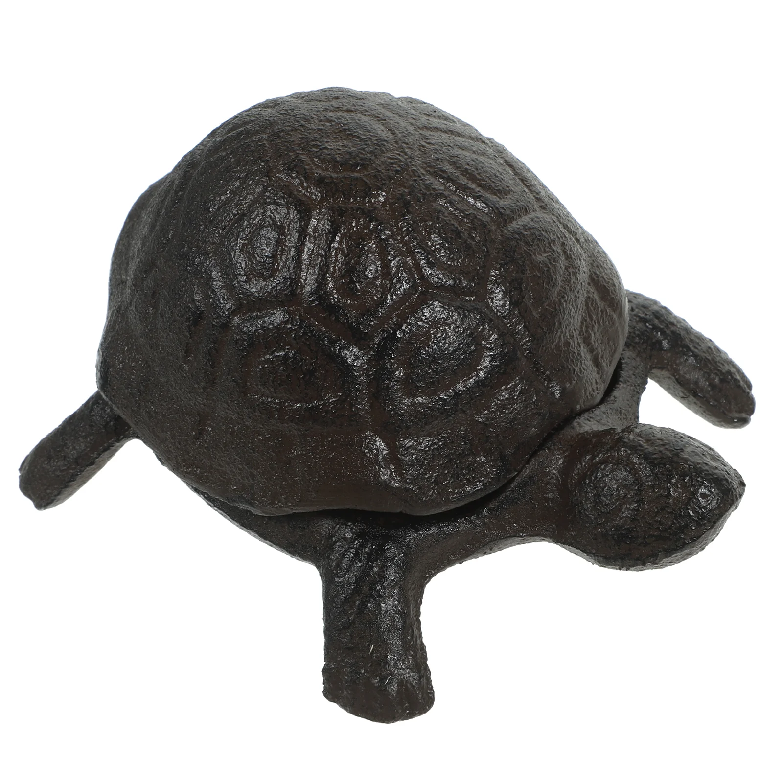 

Cast Iron Turtle Ornament Key Hider for Spare Storage Container Garden Savers Keys Simulated Appearance Case