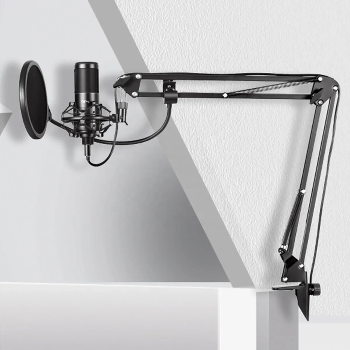 mic Professional Recording Microfono Streaming USB Condenser Microphone Kit With Arm Stand