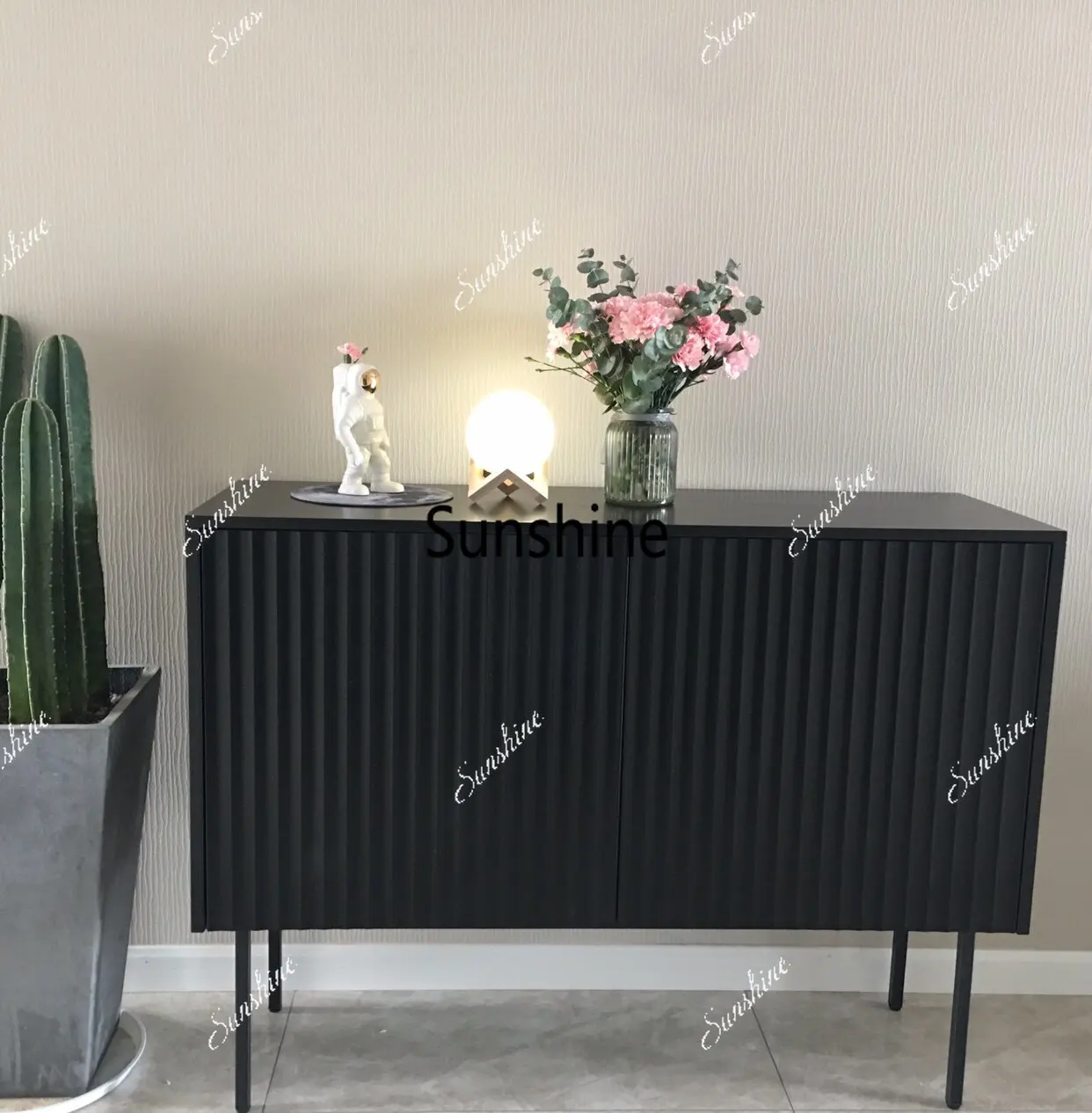 

Nordic simple storage cabinet modern side locker