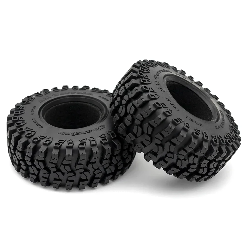 2.2 Inch Mud Grappler Gumowa opona 125 * 48 mm do kół 1:10 RC Rock Crawler Car TRX4 TRX-6 Axial SCX10 90046 Upgrade Parts