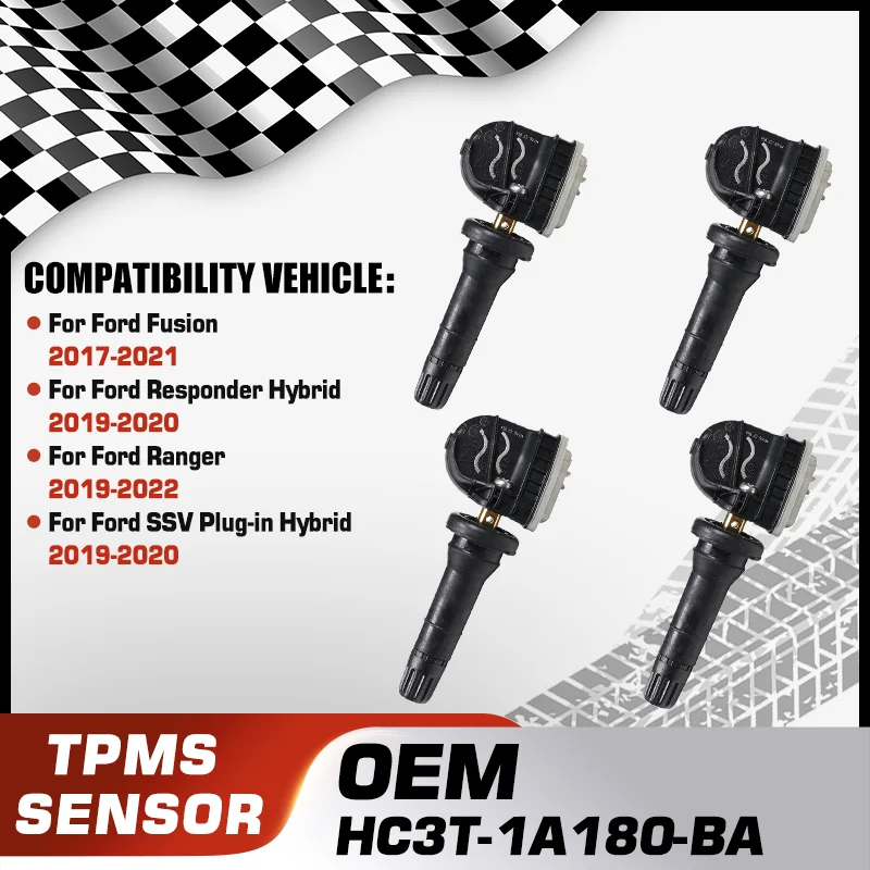 

HC3T-1A180-BA For Ford Fusion Ford Responder Hybrid Ford Ranger Ford SSV Plug-in Hybrid Car Tire Pressure Sensor TPMS 315 MHz