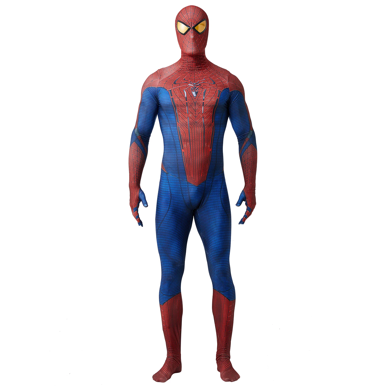 

Deluxe The Amazing Spiderman Costume Adult Suit Spandex Bodysuit Superhero Costume Halloween Costume Cosplay