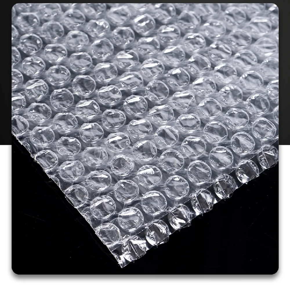 Branco Bubble Mailers Plastic Wrap Envelope, sacos de embalagem, claro, à prova de choque, embalagem saco, filme, atacado, 20x25cm, 100Pcs