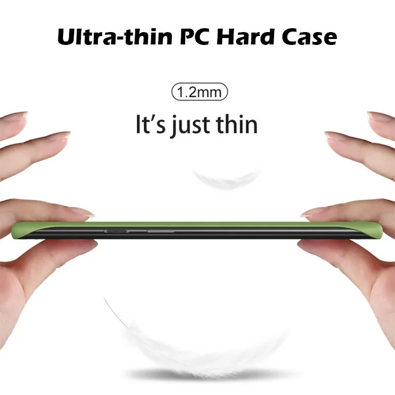 Slim Frameless PC Hard Phone Case For OnePlus 13 12 11 10 9 8  9R 8T 7T 7 Pro ACE Ultra Thin Candy Color Matte Cover