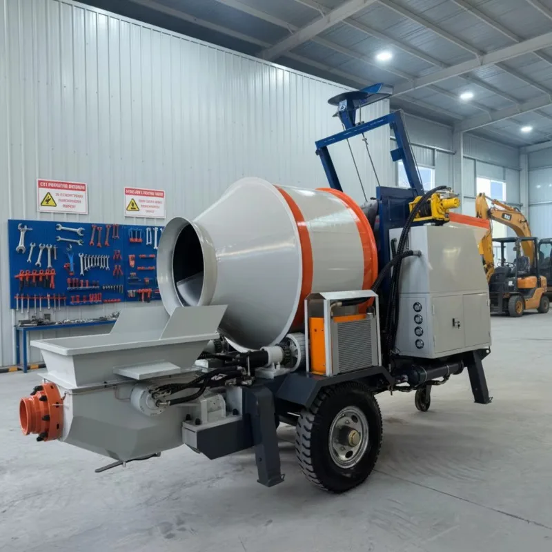Customized Factory Direct Concrete Mixer Pump Integrated Machine For Construction