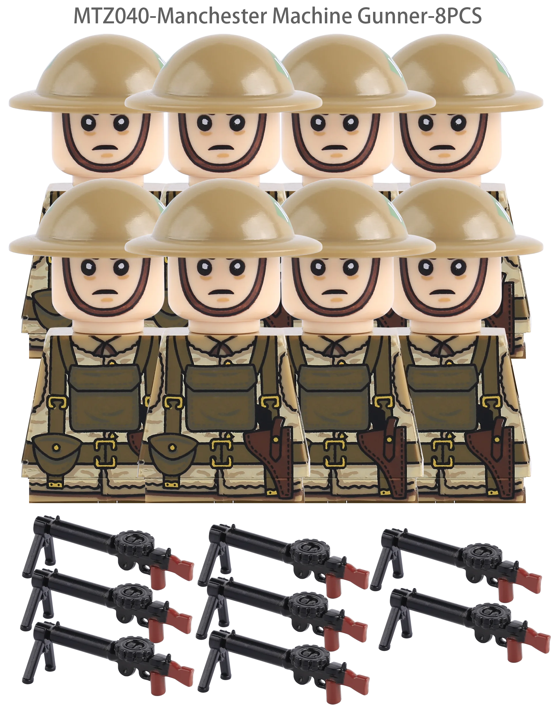 Erster Weltkrieg Deutsche Preußische Soldaten Figuren Bausteine Militär US Amerikanischer Bürgerkrieg Infanterie Preußische Armee Waffen Gewehr Bausteine Spielzeug