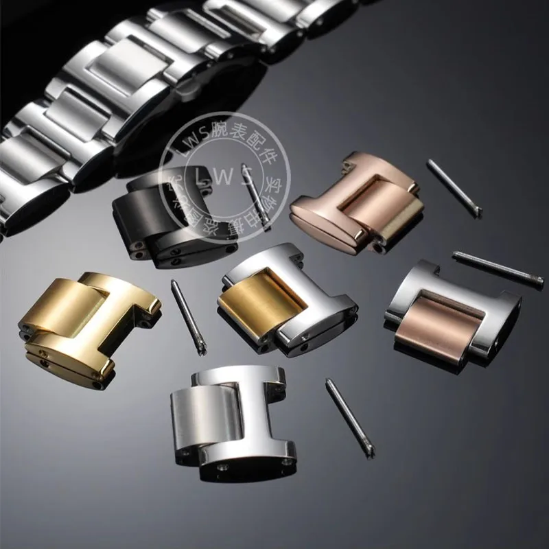 14/16-8mm 22-14mm For CARTIER BALLON BLEU Strap Steel Watch Band Link  Accessories Men\'s and Women\'s Watch Chain Extension Links