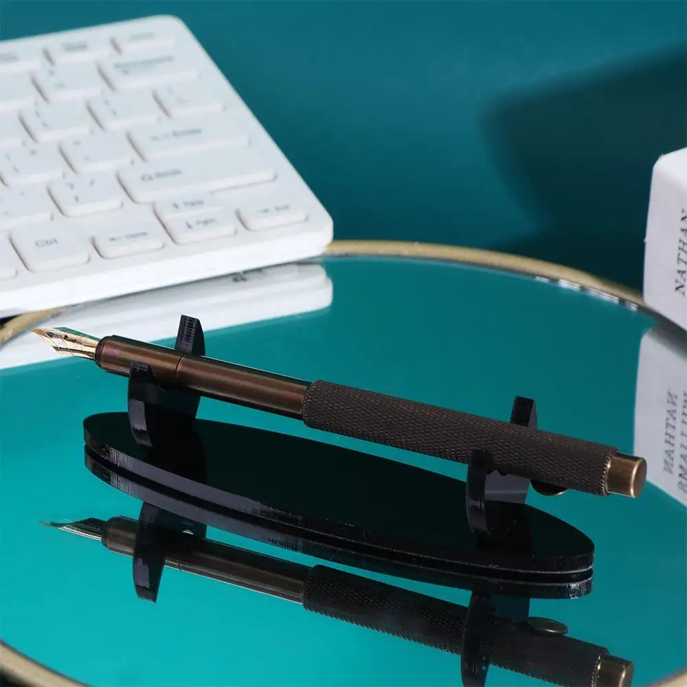 

Настольный акриловый держатель для ручек, прозрачная черная подставка для ручек, прозрачная подставка для канцелярских принадлежностей, подставка для перьевых ручек, подставка для кистей для макияжа