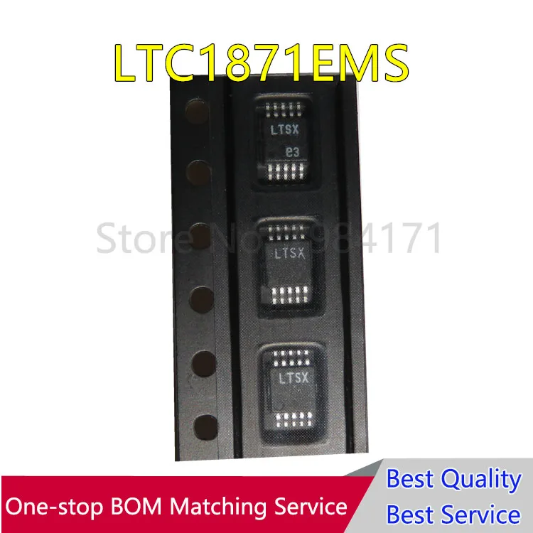 10Pcs LTC1871EMS LTC1871 LTCTV LTSX MSOP10 New