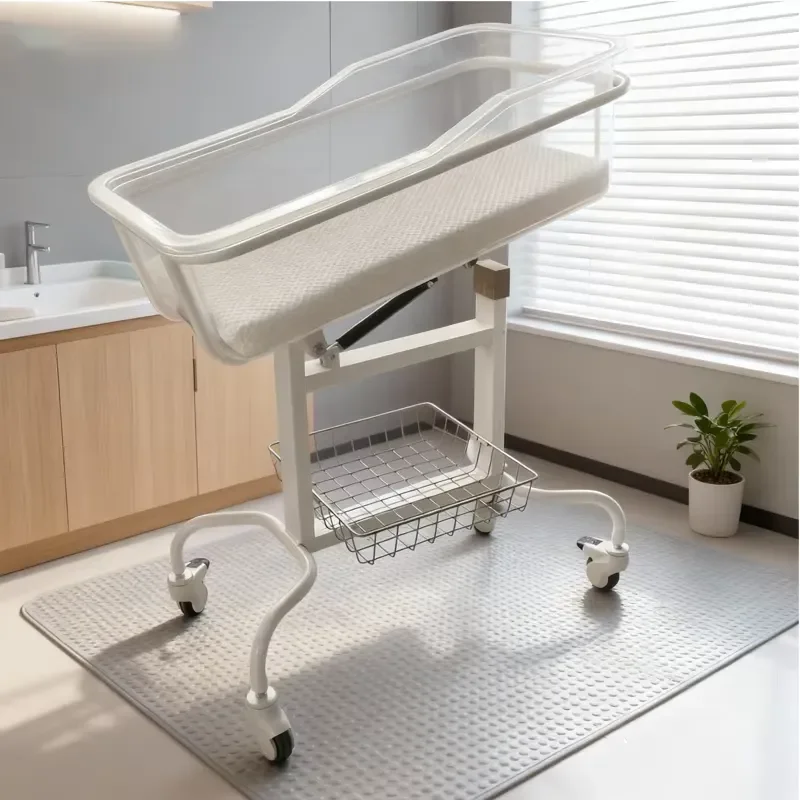Electric hospital crib, made of ABS material, with three functions, silent wheels, suitable for babies