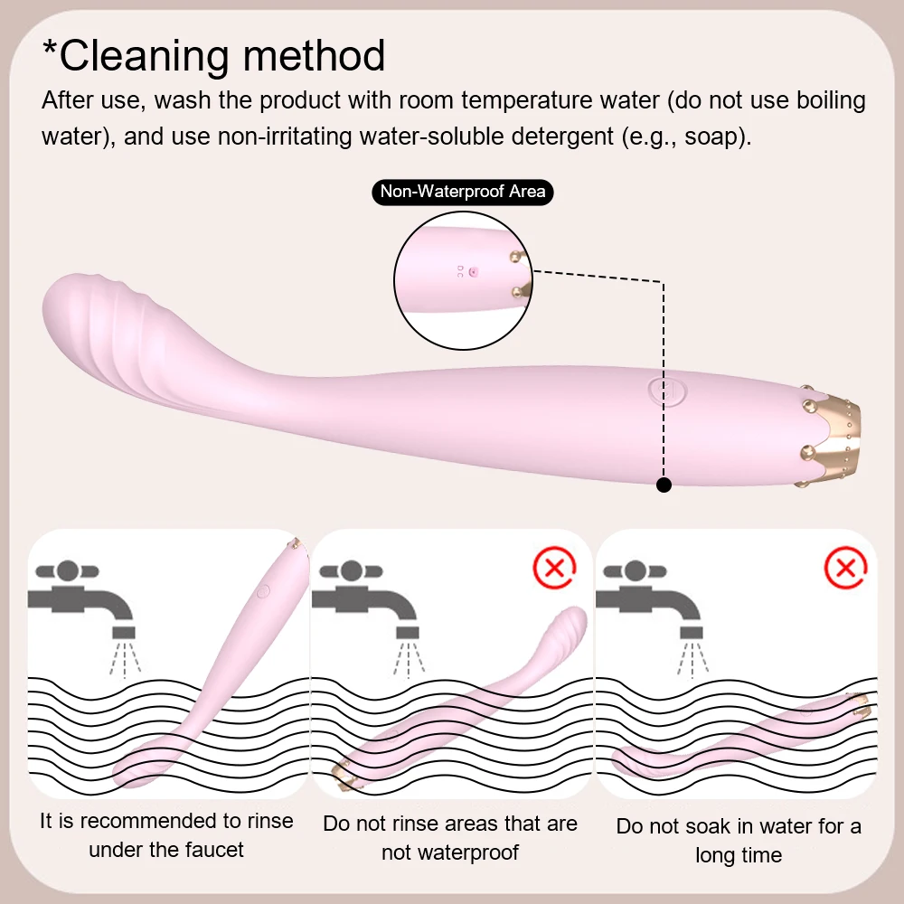 High Frequency Waterproof Rabbit Vibrator For Clitoral Stimulation_voghion.com