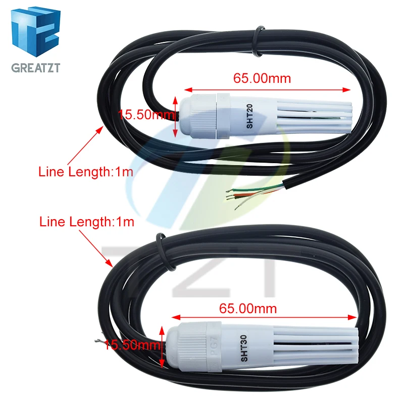 High sensitivity SHT20 30 anti-condensation temperature and humidity probe Industrial grade Temperature and humidity sensor