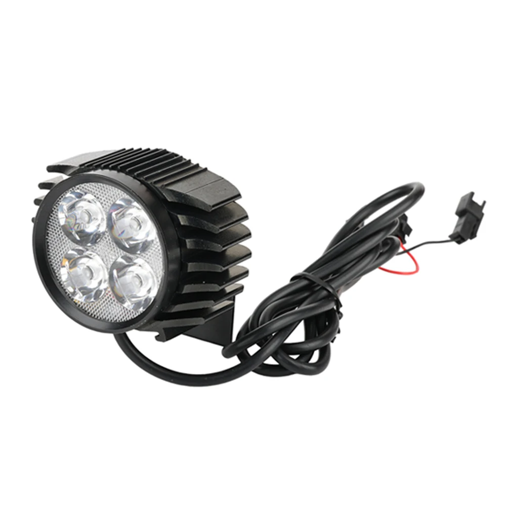 Faro per Kugoo M4 Pro Scooter elettrico bicicletta 12-80V 2 In 1 clacson e luci sicurezza notturna avviso parti di ricambio della lampada