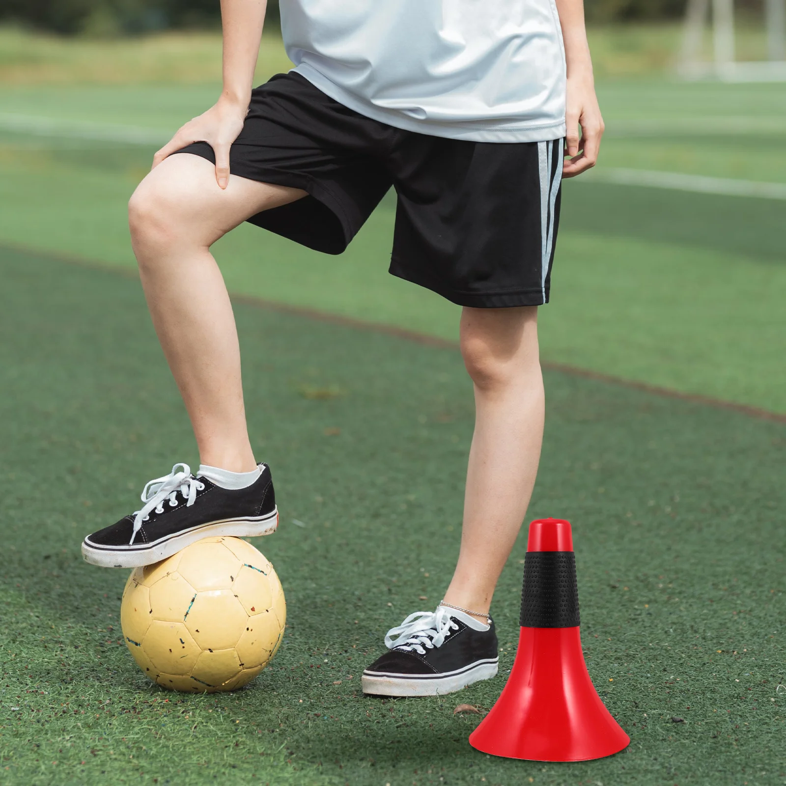

2Pcs Plastic Soccer Training Cones Football Agility Markers for Speed Equipment Cones for Soccer Practice
