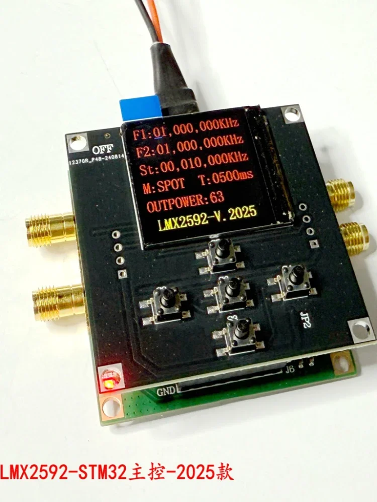 SmCpLmx2592 Frequency Source Module Phase Lock Loop Low Noise 10ghz Broadband Output Supports Tft Master Control