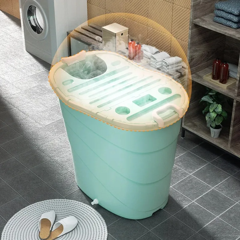 Household bathtub adult  full body high small apartment  thickened children's bathtub