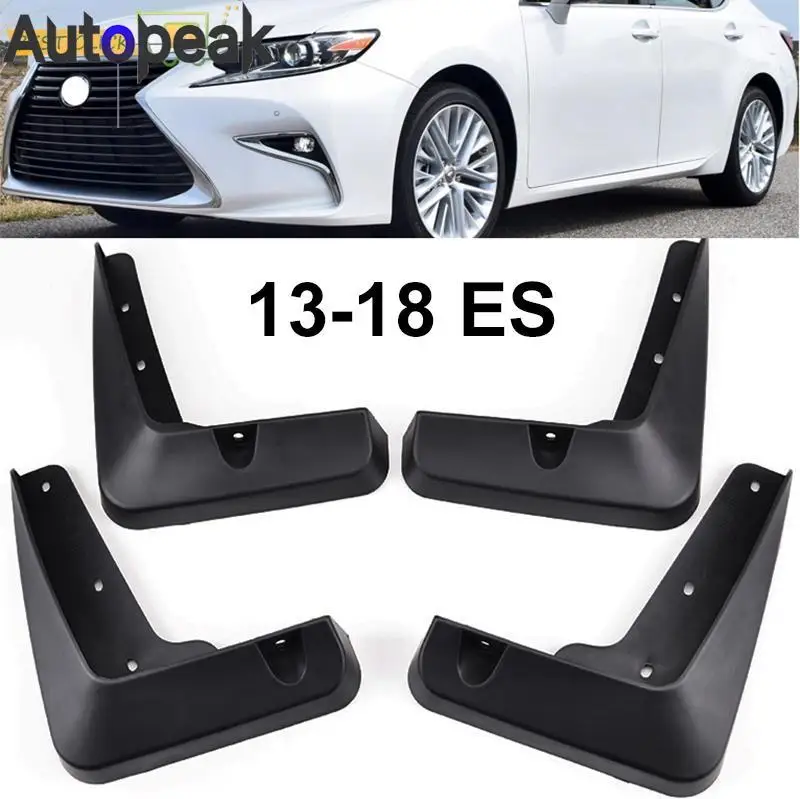 

Set Mud Flaps For Lexus ES ES350 ES300h ES250 2013 - 2018 Mudguards Molded Splash Guards Front Rear Mudflaps 2014 2015 2016 2017