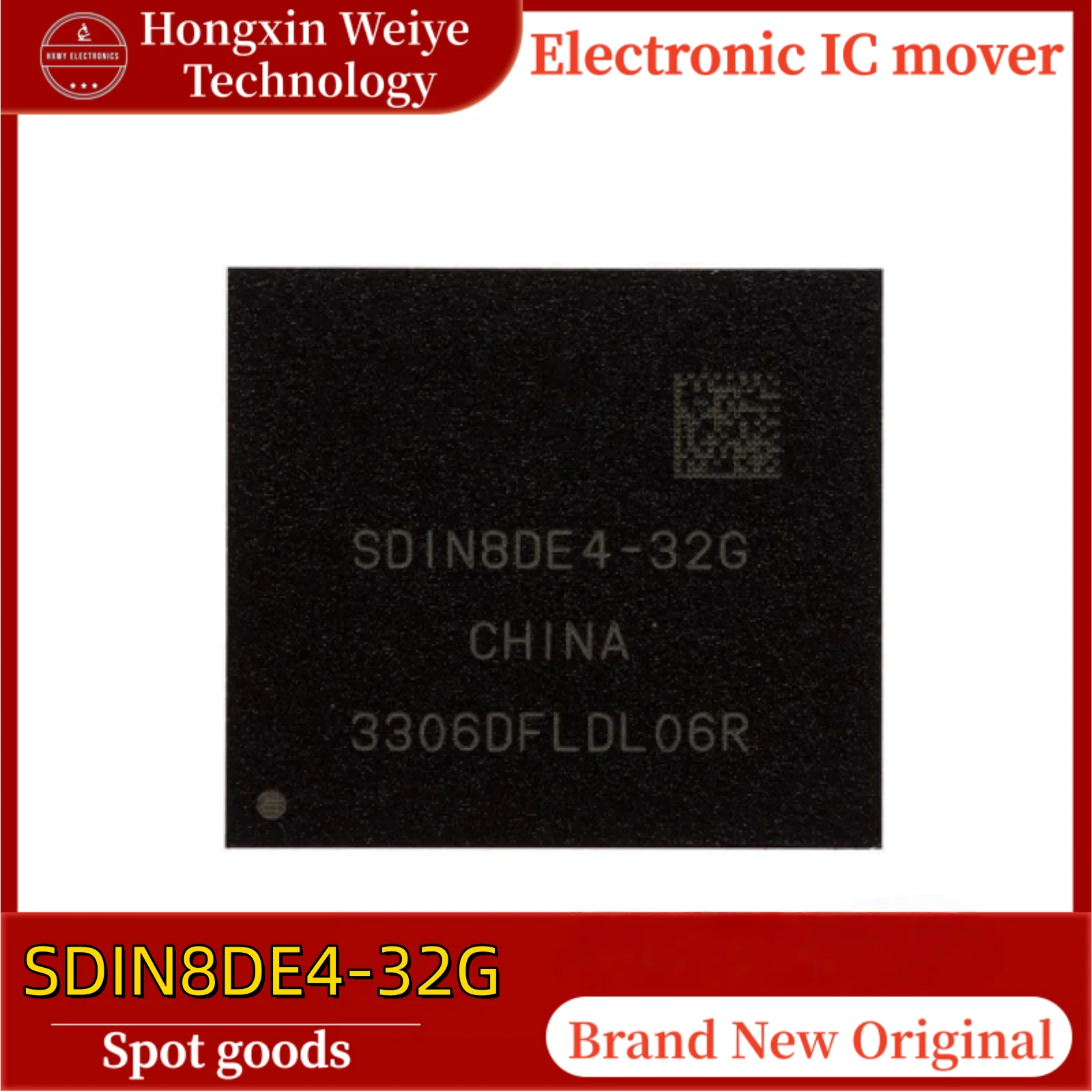 

(1/5/10 pieces) SDIN8DE4-32G eMMC Flash Memory IC 32GB High-Speed Reliable Original In Stock