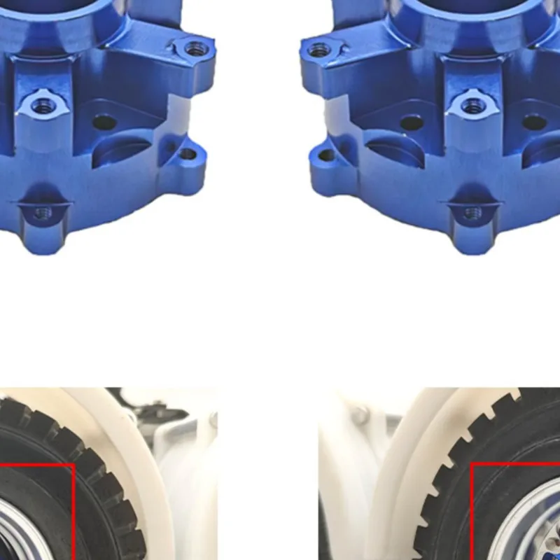 

1/14 Metal Front/Rear Wheel Hub for TAMIYA RC Tractor Truck Models 56376 56342 Remote Control Lorry Car 56352 Refit DIY Part