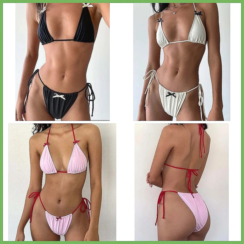 

Sexy Push Up Bikini Set for Women Brazilian Beach Swimwear Bathing Suits