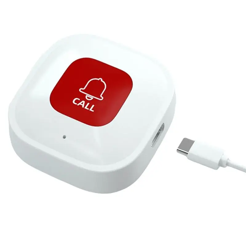 ●Tuya Wifi Smart SOS Call Button Wireless Caregiver Pager For Elderly Emergency Phone Alert System
