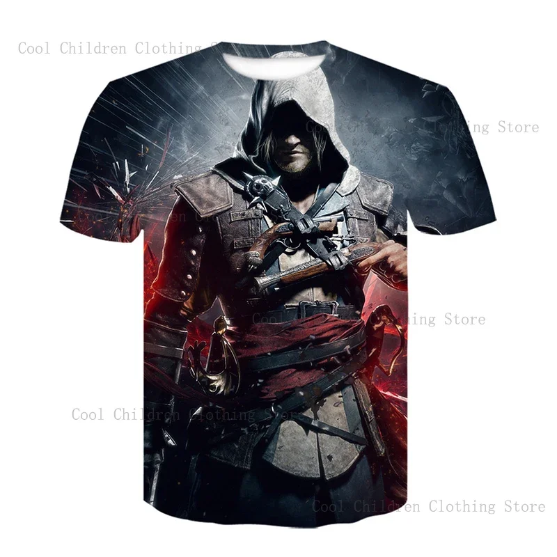 Game Assassin Creed Legends T-shirts 3D Print Men Women Short sleeve O-neck Tshirts Hip Hop streetwear Fashion Casual Top Tee