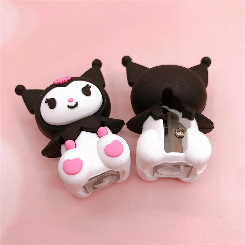 Cute Kuromi Pencil Sharpener Stationery Japanese Style Student Stationary Sanrio Pencil Sharpeners For Kids School Supplies