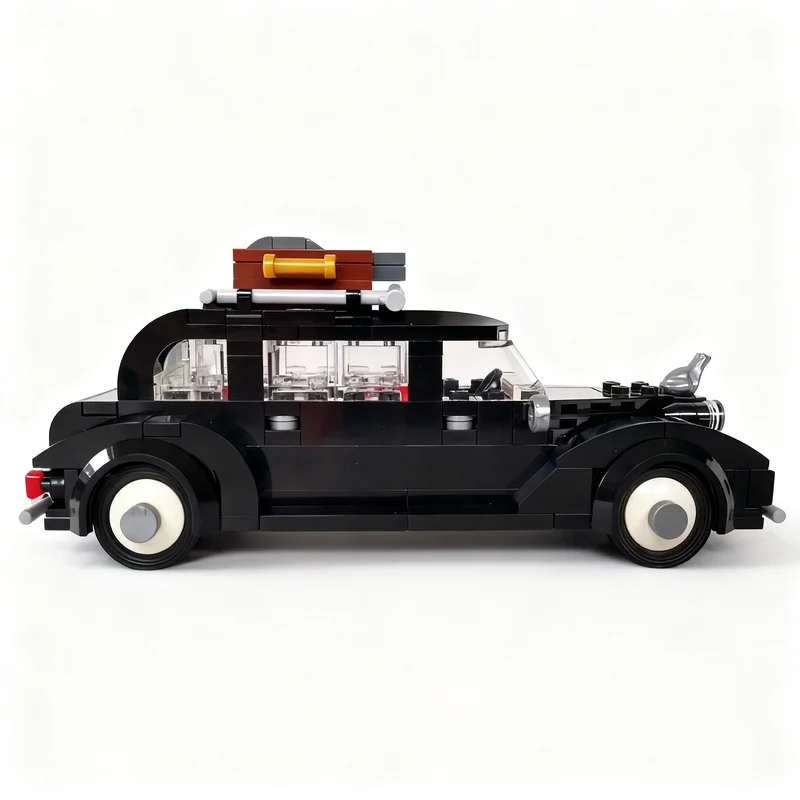 215 elementów MOC Wednesday The Addams Family Model Samochodu Klocki Konstrukcyjne Zabawki Prezent na Boże Narodzenie DIY Kreatywny Pomysł Edukacyjny