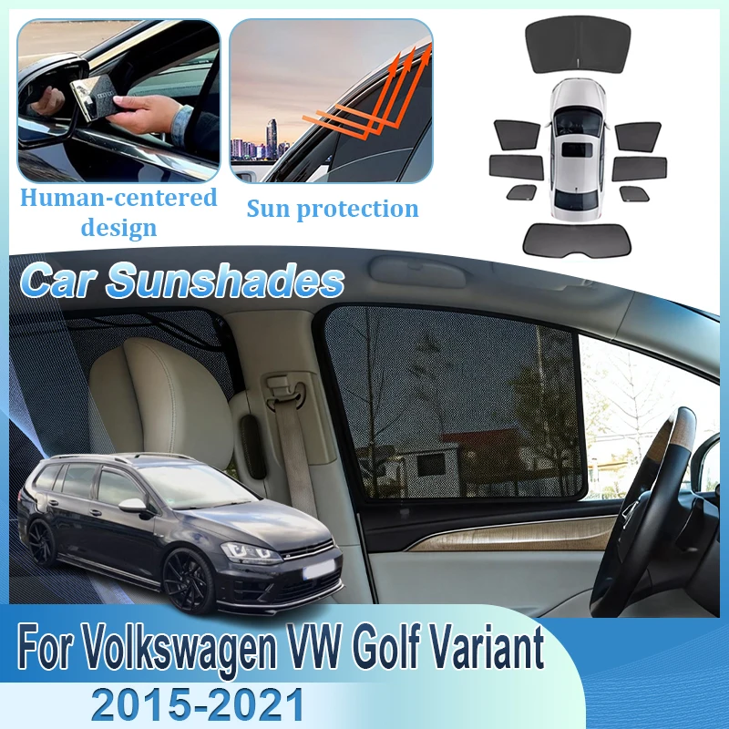 

Сетка-шторка для автомобиля Volkswagen VW Golf MK7 Variant 2015-2021, теплоизоляционная, с защитой от УФ-излучения, аксессуары для затенения салона