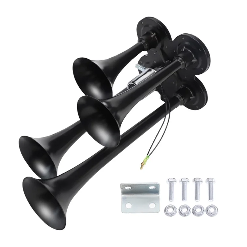 Easy to install Air horn The ultra-loud electric train Truck Air horn kit is waterproof and easy to install for General purpose