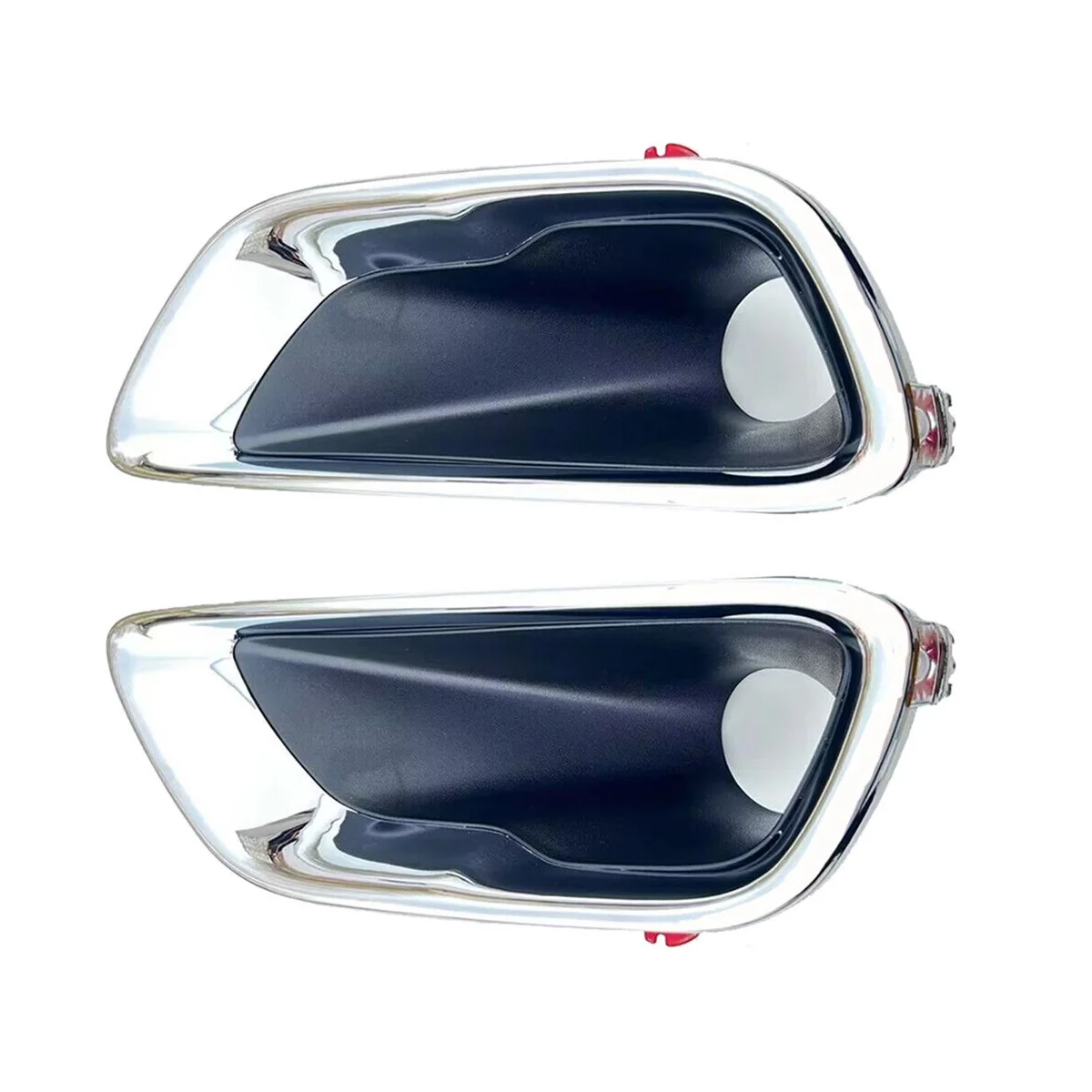 

2PCS Car Front Bumper Fog Light Frame for JEEP GRAND CHEROKEE 16-22 WK 2022 LH+RH Fog Lamp Bezel 68261710AA 68261711AA