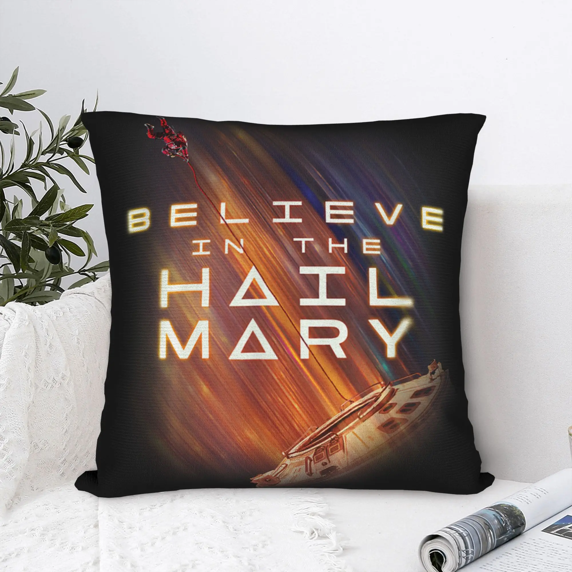 Project Hail Mary Pillowcases  Fashion Pillow Case For Sofa Couch Bed Living Room Comfy Pillow Cover