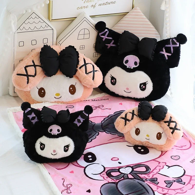 Schöne Kuromi My Melody Kopfstütze Rückenkissen Autositz Schulterpolster Schutz Sicherheitsgurt Abdeckung Japanischer Stil Autodekoration