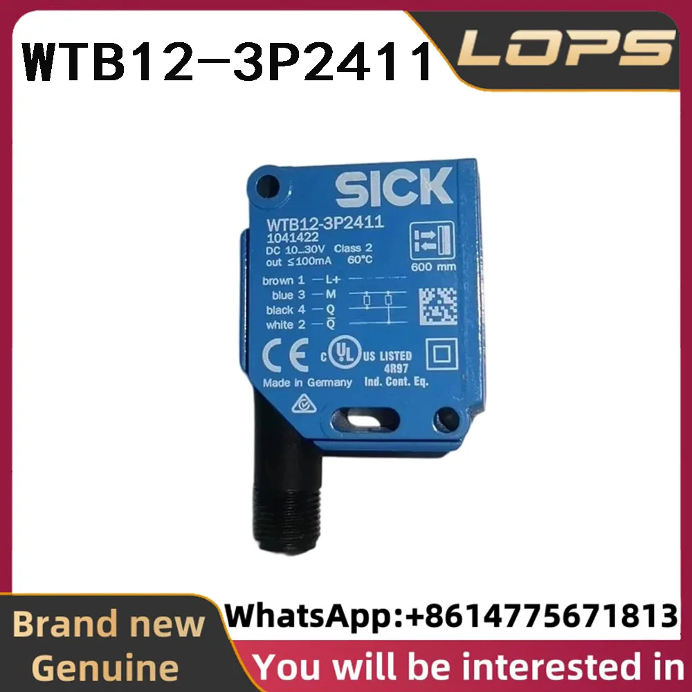 WTB12-3P2411 Brand new original SICK Photoelectric switch sensor order number 1041422,  welcome to consult