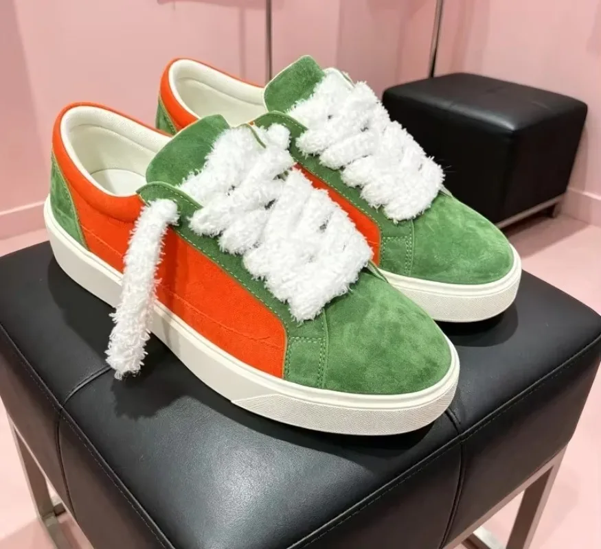 New Couple Fashion Sneakers Unisex Board Shoes Dopamine Colorful Casual Trendy Comfort Low Top Lace Up Daily
